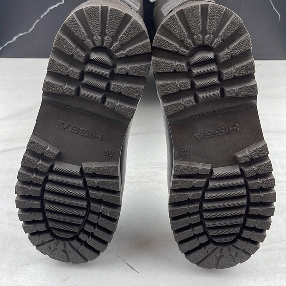 Hisea Men’s Waterproof Rubber Boots Black/Camo sz 6 - Picture 9 of 11